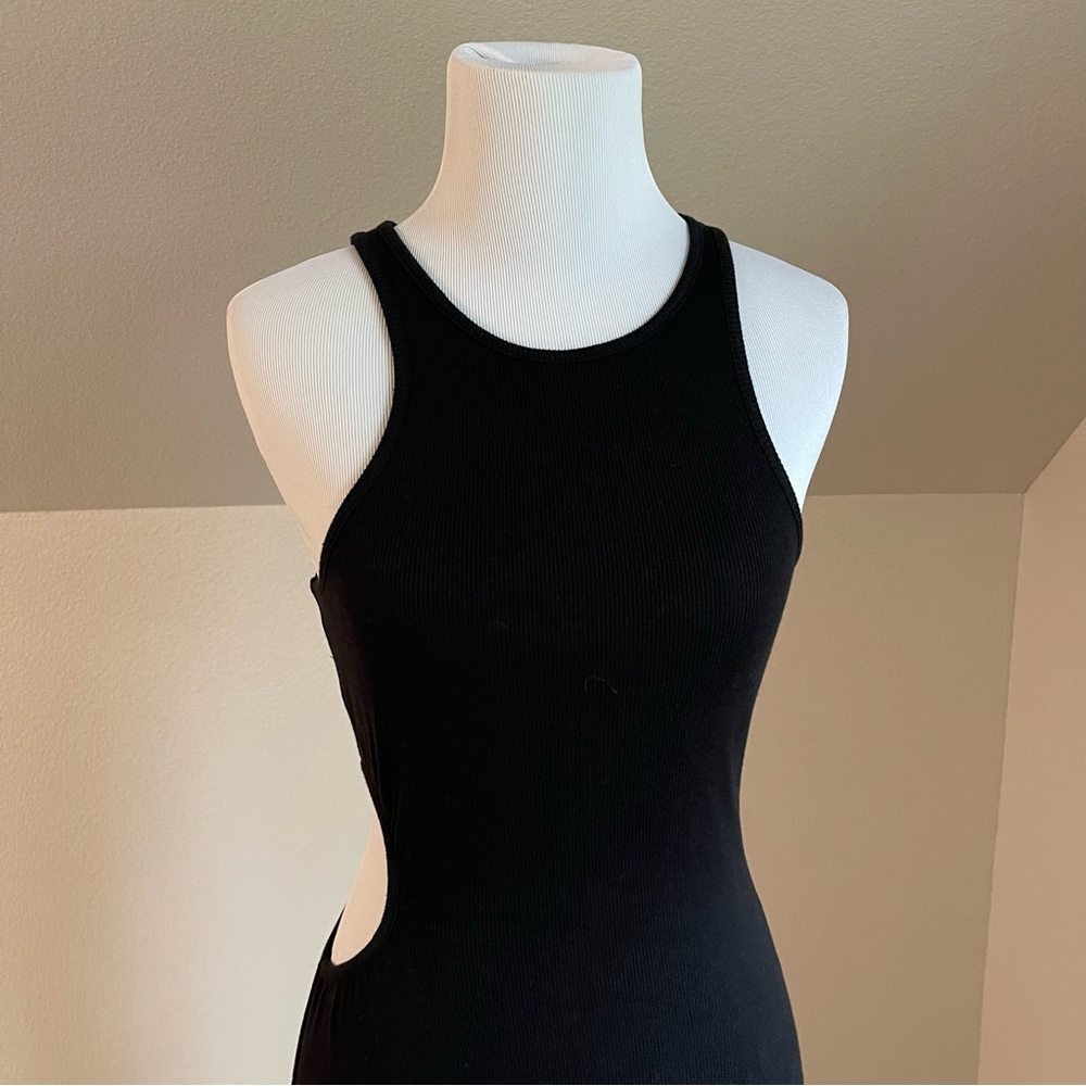 Rasha Ribbed Jersey Cutout Maxi Dress by French Connection - Picture 4 of 11